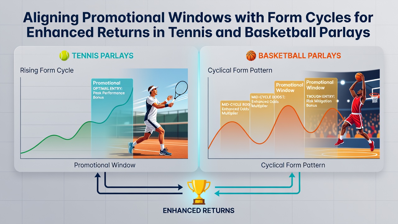 Basketball player executing a streak shot during a live betting promotion with tennis court background elements