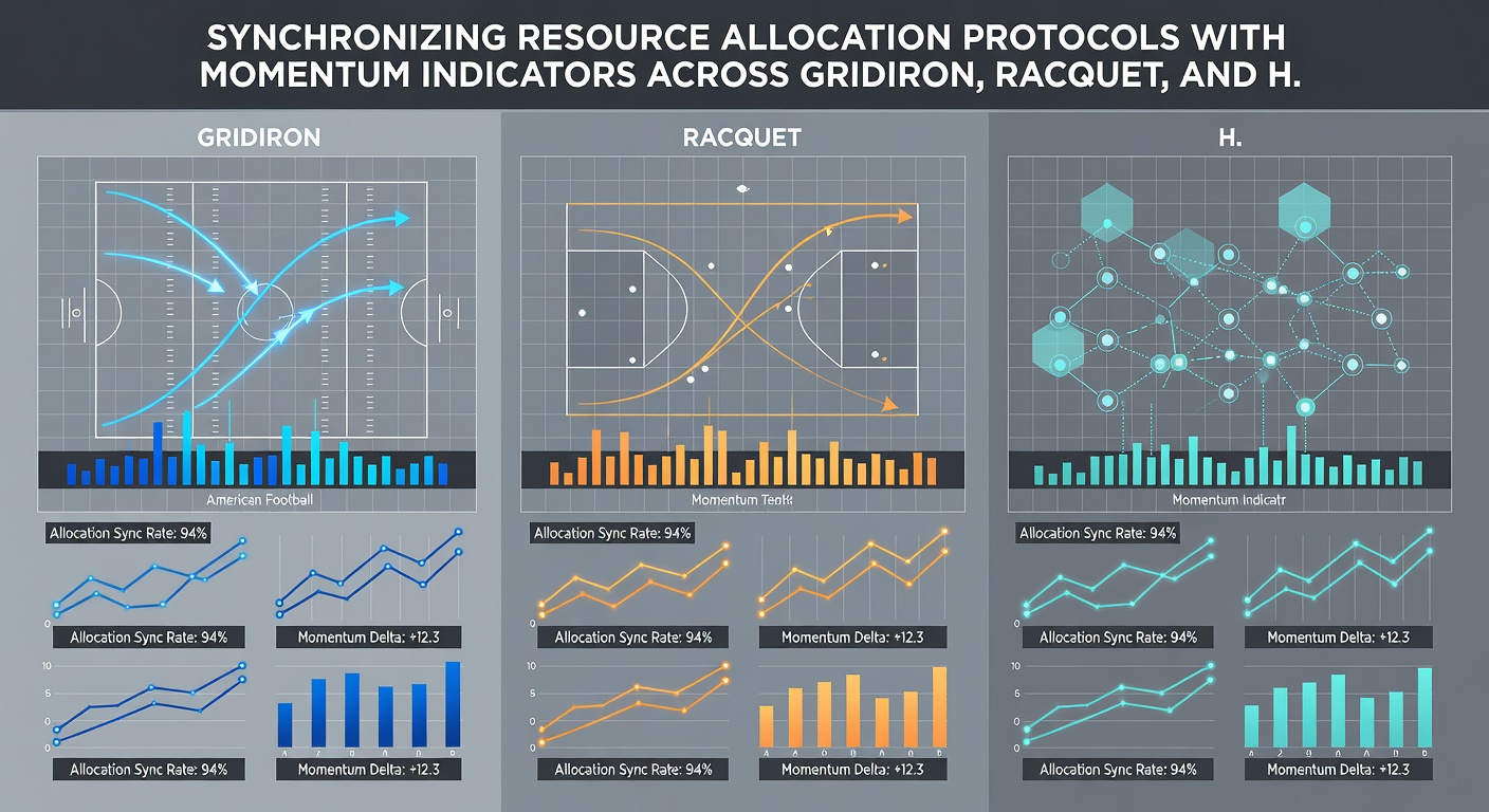Detailed breakdown of resource allocation adjustments using momentum data from multiple sports