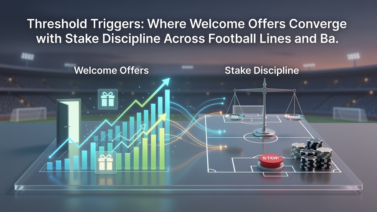 Diagram depicting stake discipline application on football and basketball betting thresholds